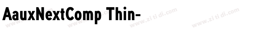 AauxNextComp Thin字体转换